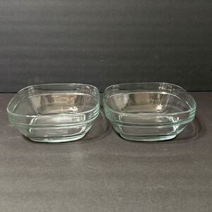 x2 Rubbermaid Glass 2.5 cup Food Storage Container Bowl NO Lid 7N62 Discontinued